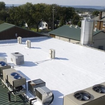 Commercial flat roof